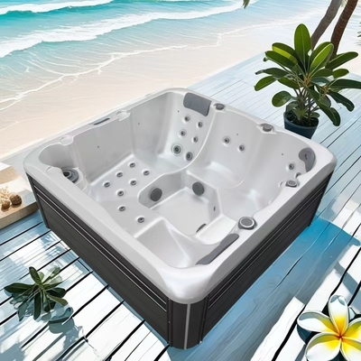 Buitentuin villa ondergrondse bubbelbad acryl massagespot voor beter comfort