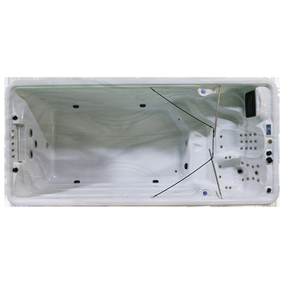 4.8m Outdoor Spa Heet Tub Endless Swim Spa Acryl Zwembad