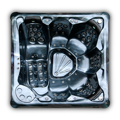 5 persoon Luxeoutdoor Hot Tub Spa met Premieverlichting en een Backlit Waterval