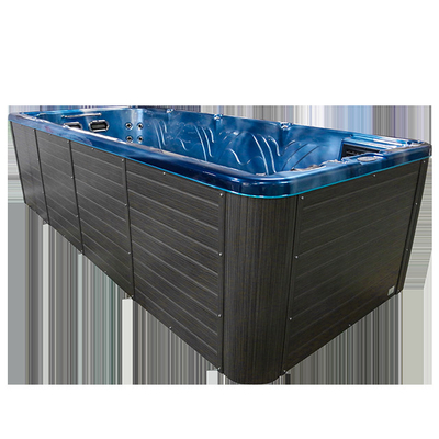 5 meters de Nieuwe van het Ontwerp Acryl Eindeloze Zwembad Outdoor Swim Spa Hete Ton