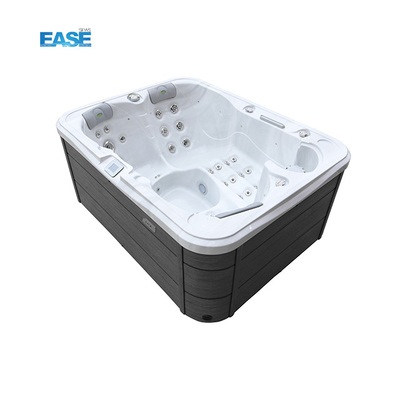 1 lounge 2 zitplaatsen Witte buitenbad Massage badbad Whirlpools