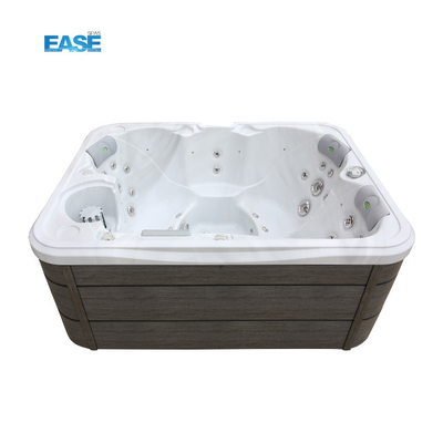 1 lounge 2 zitplaatsen Witte buitenbad Massage badbad Whirlpools