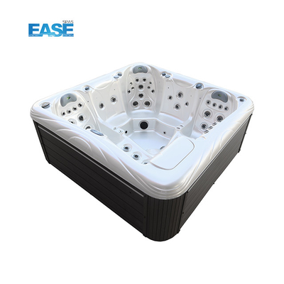 Witte marmer 1300L Outdoor Spa Hot Tub Acryl Spa badkuip Whirlpool Balboa systeem