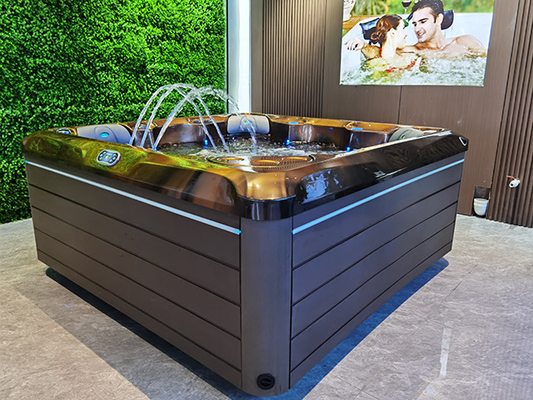 5 personen Luxe Duurzaam Hot Tub Buitenleven Hydro Massage Spa Tub Met Krachtige Jet