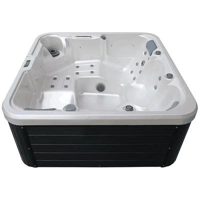 Ontspannen en genieten van een rechthoekige bubbelbad met 1 ozongenerator 1 filter onder water licht voor familie