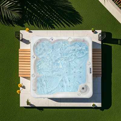 American Aristech Acrylic Hydrotherapy 5-persoons bubbelbad met Balboa besturingssysteem