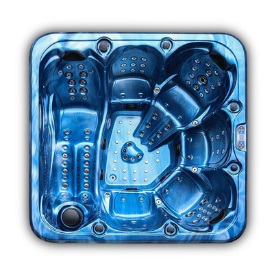 Luxe 6 personen Hot Tubs Voor Outdoor Acryl Spa zwembaden Met Massage Functie Zwem Spa Voor Familie