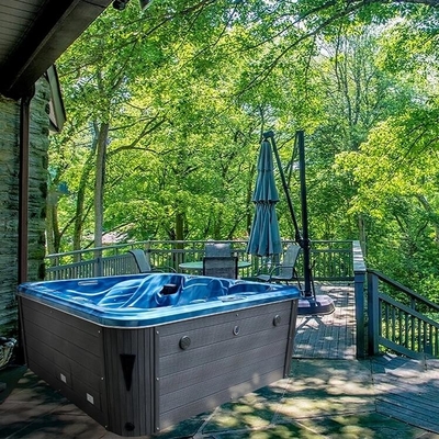 Luxe 6 personen Hot Tubs Voor Outdoor Acryl Spa zwembaden Met Massage Functie Zwem Spa Voor Familie