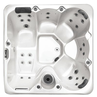 Luxe buitenbaden voor 5 personen met Whirlpool Massage Acrylbad met Bluetooth-luidspreker