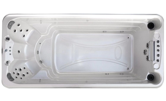 Buiten zwembad vrijstaand voor tuin 5 meter eindeloos zwembad spa bubbelbad met massagefunctie