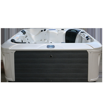 Tuin 5 zitplaatsen Luxe Massage Spa Badkamer Buiten Whirlpool Hot Tub Acryl Freestanding Spa Bad Voor Villa
