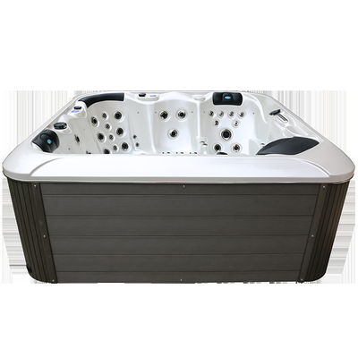 Tuin 5 zitplaatsen Luxe Massage Spa Badkamer Buiten Whirlpool Hot Tub Acryl Freestanding Spa Bad Voor Villa