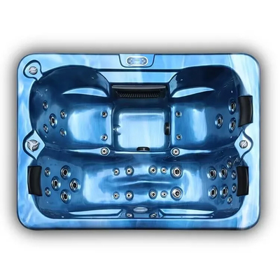1.5KW rechthoekig bad met LED-lichten en ozongenerator
