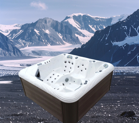 Buitenspa zwembad Hydrotherapie Sauna Massage Hot Tub Met verwarmingssysteem
