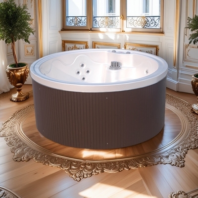 Draagbare acryl badkuip Whirlpool Massage Hydrothery Hot Tub zwembad Met verwarmingssysteem