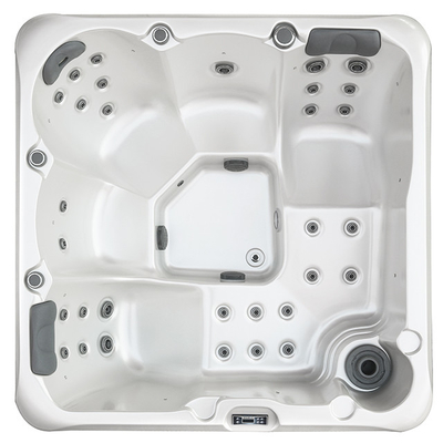 WiFi-aangedreven 5 personen Hot Tub Modern Design Outdoor Garden Acrylische Massage Spa Tub met CE/ETL/SAA/ISO-certificering