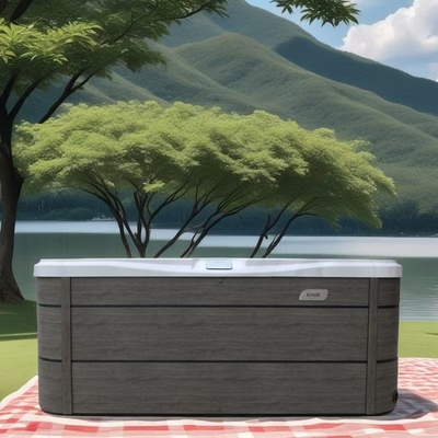 3-4 personen Jacussii Outdoor Spa Hot Tub met LED-licht en energie-ontwerp
