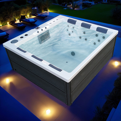 Gepersonaliseerde acryl massagebad Familie SPA zwembad Energiebesparende en anti-vriezen bubbelbad