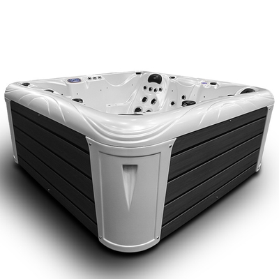 Hydrotherapy Spa Heet de Tonbad van Ton Acryl Openlucht 6 Personen met Waterval