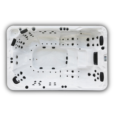 Luxe 8 Acrylic Whirlpool Swim Spa Openlucht de Massage Eindeloos Zwembad van Zetelsbalboa