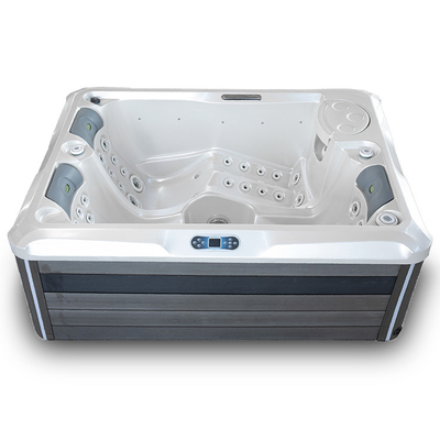 De Badkuip Openlucht Hete Tonnen van Pearl White Massage Spa voor 3 Mensen