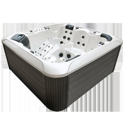 5 van de de Tonvilla van de persoons Hydromassage Hete de Tuin Openluchtbadkuip voor Huis