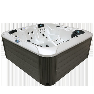 5 van de de Tonvilla van de persoons Hydromassage Hete de Tuin Openluchtbadkuip voor Huis