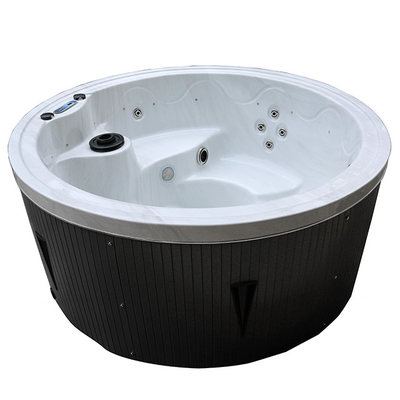 De ronde van de de Massagebadkuip van de Hoteldraaikolk Hot Spring Spa Openlucht Hete Tonnen
