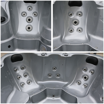 Garden regelt Outdoor Whirlpool Spa Hete Ton 7 Zetels Hydromassagebadkuip