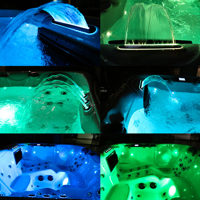 6 de Ton van Jet Whirlpool Massage Outdoor Hot van de persoonslucht met Watergeneeskundepomp