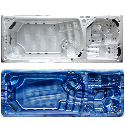 Draaikolk Openlucht zwemt Eindeloos van de luxe de Dual Zone Swim Spa Pool Pool