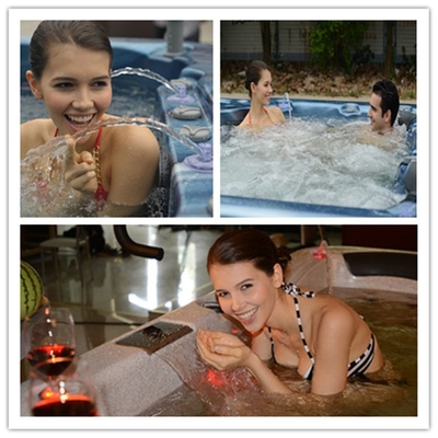 Draaikolk Openlucht zwemt Eindeloos van de luxe de Dual Zone Swim Spa Pool Pool