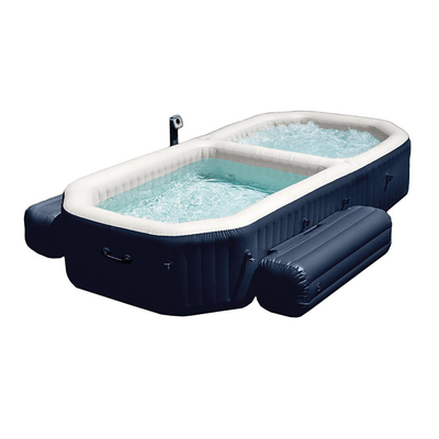 4-6 Person Inflatable Spa Hete Ton Adjustable Temperature Inflatable Spa Badkuip