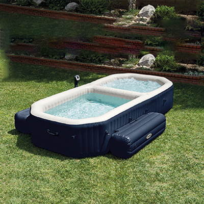 4-6 Person Inflatable Spa Hete Ton Adjustable Temperature Inflatable Spa Badkuip