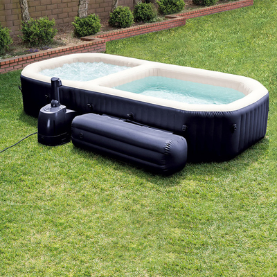 4-6 Person Inflatable Spa Hete Ton Adjustable Temperature Inflatable Spa Badkuip