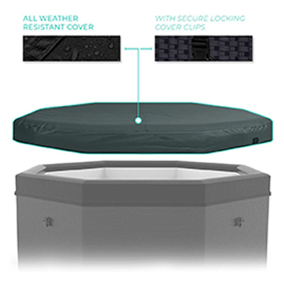 Aangepast Embleem 4 Person Spa Hete Ton voor Outdoor Inflatable Round Spa Poolton