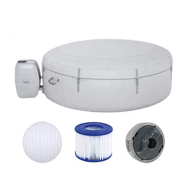 2.0m van de White Massage Inflatable Spa de Hete Badkuip Tondraaikolk