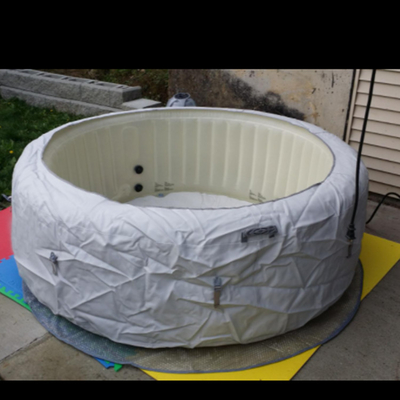 2.0m van de White Massage Inflatable Spa de Hete Badkuip Tondraaikolk