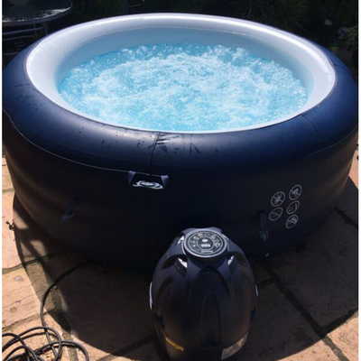 Draagbaar Openluchtbericht Opblaasbare Bathtub Hot Tub Spa met Dekking