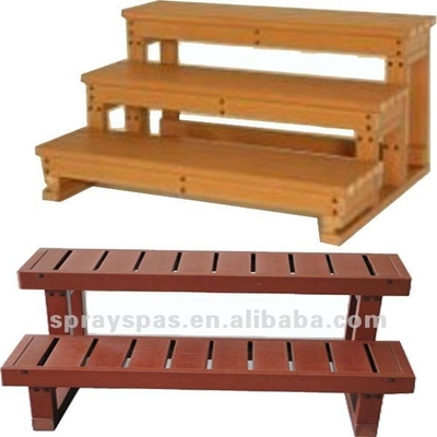 Outdoor Spa Toebehoren Hete Ton 2 de Plastic Gang van de Rijstap in Stappen