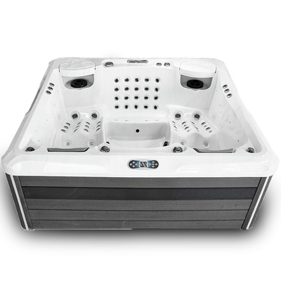 Freestanding Air Massage Whirlpools Spa Hete Tonbadkuip voor 3-4 Mensen
