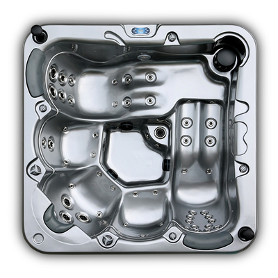 3 zitplaatsen 2 ligstoelen 380 kg American Aristech Hot Tub met hydrotherapie voor thuis spa ontspanning