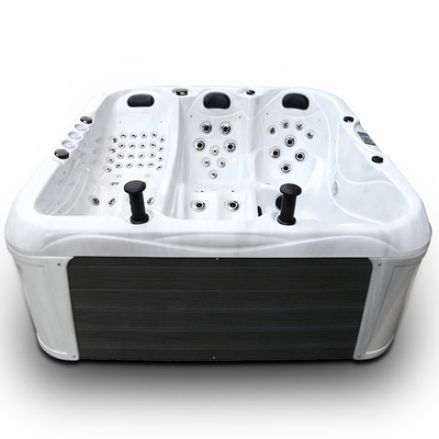 Luxetuin 4 Badkuip van de Mensenmassage de Hot Tub Spa Draaikolk met Bluetooth