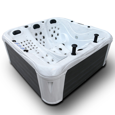 Luxetuin 4 Badkuip van de Mensenmassage de Hot Tub Spa Draaikolk met Bluetooth