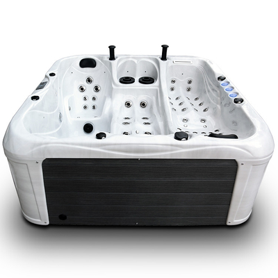 Luxetuin 4 Badkuip van de Mensenmassage de Hot Tub Spa Draaikolk met Bluetooth