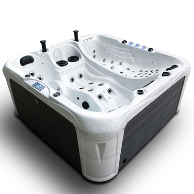 Luxetuin 4 Badkuip van de Mensenmassage de Hot Tub Spa Draaikolk met Bluetooth
