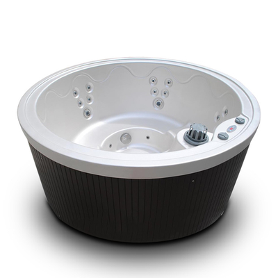 De nieuwe Design Round Massage Spa Hete Badkuip van de Ton Openluchtdraaikolk voor 4 Mensen