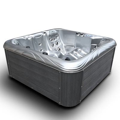 De openlucht 5 Zetels passen Massage Bathtub Whirlpools Spa Hete Ton voor Familie aan