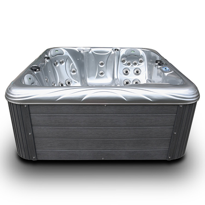 De openlucht 5 Zetels passen Massage Bathtub Whirlpools Spa Hete Ton voor Familie aan
