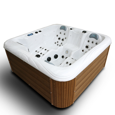 Buiten Jacuzzi Acryl Massage Spa Bad voor 4 personen voor ontspannende hydrotherapie